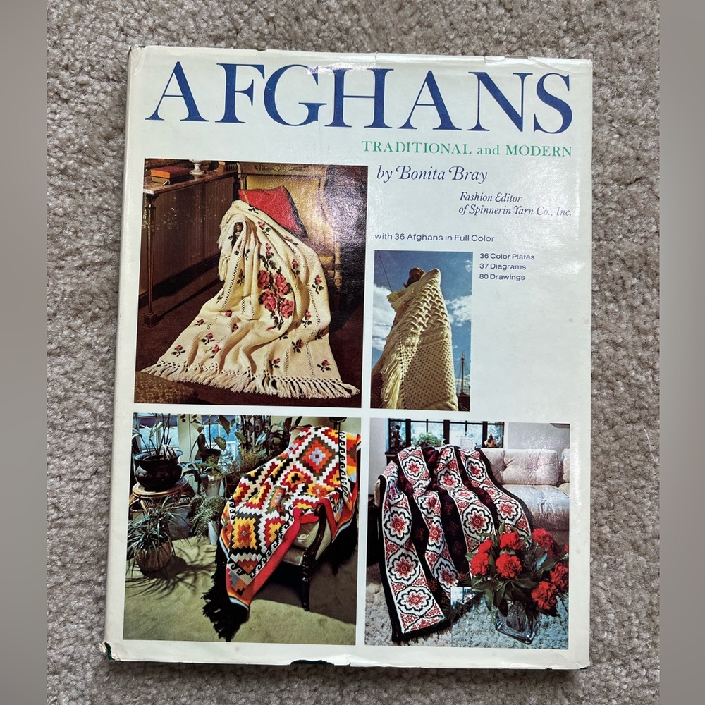 Afghans - Traditional and Modern Book by Bonita Bray